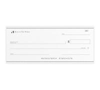 Reusable Giant Oversized Fake Paper Cheques for Endowment Award - Large Dry Erase Novelty Cheque for Rewards, Donations, Gag Gifts, Raffle Winners and Fundraisers, 76.2 x 40.6 cm