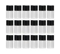 Reusable Glass Travel Bottles 50pcs 1ml 2ml 3ml 4ml 5ml