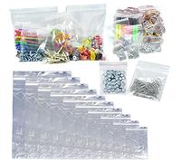 Reusable Grip Seal Clear Poly Plastic Storage Bags from 1.5" to 20" Recyclable Perfect for Food Craft Storage 100-5000pcs (1000, 6x9")
