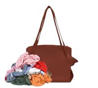 Reusable Grocery Bags - 15x15 Inch Foldable Tote Bag for Lightweight Carry, Eco Friendly Shopping with Portable Storage, Multipurpose Bag for Picnic, Outdoor, Supermarket, Camping, Fitness Class