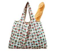 Reusable Grocery Bags - Foldable Shopping Tote │ Large Capacity Tote 50lbs │ Washable and Waterproof Travel Bag │ Compact & Lightweight │ Eco-Friendly Heavy-Duty Grocery Tote