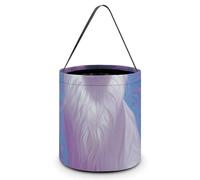 Reusable Halloween Tote Candy Bags Noble Big White Cat Portable Snack Bag for Gifts Shopping