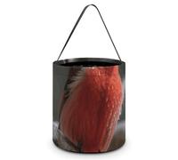Reusable Halloween Tote Candy Bags Red Bird on The Branch Portable Snack Bag for Gifts Shopping
