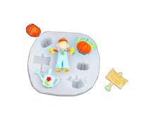 Reusable Halloweens Silicone Set Star Moon Pumpkin Bat Designs Baking Cake Chocolate Candy Easy Cleaning Star Moon Pumpkin Silicone