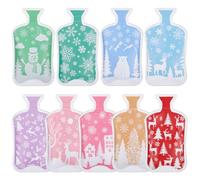 Reusable Hand Warmer, 9 Pocket Hand Warmers for Children, Snowflake Design, Mini Hand Warmer in Colours for Winter Cold Days in the Office on the Go Hiking