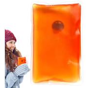Reusable Hand Warmer, Click Hand Warmer - Winter Round and Square PVC Heating Pack with Closure, Long Lasting Heat for Winter, Small Heating Pack, Reusable for the