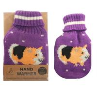 Reusable Hand Warmer Gel Pack With Knitted Cover - Guinea Pig