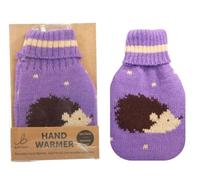 Reusable Hand Warmer Gel Pack With Knitted Cover - Hedgehog