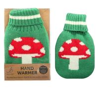 Reusable Hand Warmer Gel Pack With Knitted Cover - Toadstool