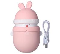 Reusable Hand Warmer Power Bank 6000mAh Portable Rechargeable Heater 2 Gears Adjustable Mini Cute USB Hand Warmer for Outdoor Winter Camping Hiking Travel (Conejo)