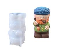 Reusable Handmade Moulds Silicone Crafting Molds Featuring Intricate Art and Portable Easel for Car Decorating Silicone Mold