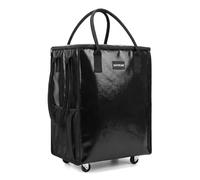 Reusable Hauler Rolling Tote Bag, Collapsible Portable Shopping Cart with Wheels for Groceries, Apartments Laundry, Organization, Heavy Duty Utility Tote, Basket with Wheels, Travel and Moving, 75lbs