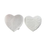 Reusable Heart Sturdy Silicone Home Accessory Decoration for Customes Plaster Creation Portable for Gifts Silicone Materials