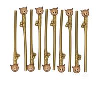Reusable Hen Party Straws - Gold 10 Pack Hen Party Reusable Straws - Gold Straws