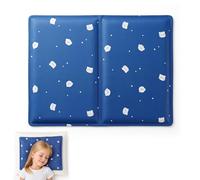 Reusable Hot and Cold Gel Ice Pack, Blue with White Bear Pattern, Oversized 30x40cm, for Back, Knee and Large Areas