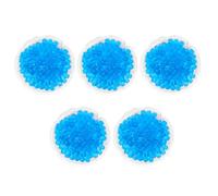 Reusable Hot Cold Gel Ice Pack 5pcs Blue PVC for Pain Relief