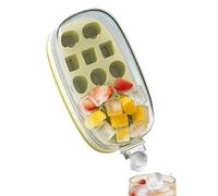 Reusable Ice Maker Cup - Portable Reusable Two In Pressure Dispenser Mold - Ice Cube Maker Bottle - For Coffee, Beverage Cooler, Food, Home, Cocktails, Water And