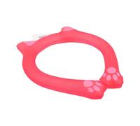 Reusable Ice Neck Cooler Ring for Running and Daily Biking Use | Red Colour, Tpu Material, Sweat-resistant Texture, Matte Finish, for Office Workers and Outdoor Enthusiasts