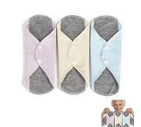 Reusable Incontinence Pads for Women, Leak-Proof & Waterproof Washable Incontinence Pads, Soft & Gentle Comfortable Sanitary Pad, Breathable Pads for Day and Night Use (3 pcs)