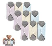 Reusable Incontinence Pads for Women, Leak-Proof & Waterproof Washable Incontinence Pads, Soft & Gentle Comfortable Sanitary Pad, Breathable Pads for Day and Night Use (9 pcs)