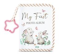 Reusable Infant Memory Journal Soft Touches Oxfords Cloth Construction with Detachable Page for Baby Growth Documentation Washable Oxfords Cloth Baby Album