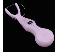 Reusable Interdental Brush Floss Holder Bar Wand with 30 Meter Floss Pink