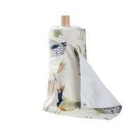 Reusable Kitchen Roll with Snap Fasteners 10 Pack - Eco Friendly & Reusable Paper Towel - Washable & Reusable Kitchen Towel Roll - Double Layered with Terry & Cotton Cloths, Zero Waste, Absorbent
