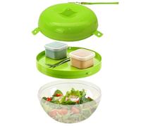 Reusable Leakproof Salad Lunch Box with Lid Fork | Portable Salad Container For School Travel Picnic Camping In Case Fruit Students Employees