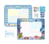 Reusable Learning Writing Board, Portable Comfort, 80x60cm,Water Doodle Mat, Coloring Doodle Mat Educational Toys, No Cleanup Required, for Girl Children Kid Birthday Holiday Stocking Stuffers