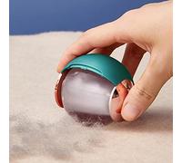 Reusable Lint Roller Ball - Mini Travel Size for Clothes, On The Go, Small Portable Remover for Pet Hair, Extra Sticky & Washable Gel (Green)