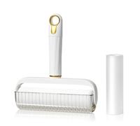 Reusable Lint Roller, Washable Lint Roller Large Handheld Clothes Gel Sticky Rollers with Refills, for Cat Dog Pet Hair Carpets Sofas (Length 16cm)