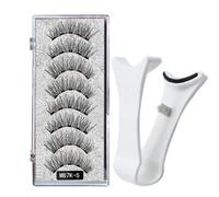 Reusable Magnetic Eyelashes,No Glue Eyelashes | Natural Look Lashes for Women, Reusable Lashes Kit, False Eyelashes for Daily Makeup