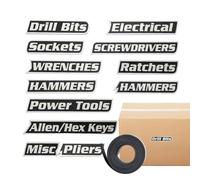 Reusable Magnetic Tool Labels - Quick Identification Drawer Tags, Toolbox Drawer Markers with Magnetic Backing, Resin Cabinet Labels with Tool Free Setup, Storage Organization Accessories