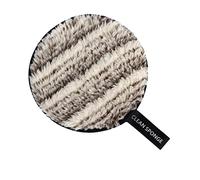 Reusable Makeup r Pads Towel for Soft Face Beauty Cleaning | Dirt Tool with Lanyard | Suitable for All Skin Types | Hygienic | Perfect Gift for Friends | 4.80 - White-Brown