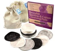 Reusable Makeup Remover Pads - Super Soft Reusable Cotton and Bamboo Face Wipes for Make Up. One Tree Planted per Sale. Washable Eco Friendly Gifts. by Two White Bears