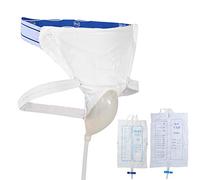 Reusable Male Female Urine Bag, Urine Collector Silicone Urinal Adults Man Woman Elderly Pee Bag Urinal with Urine Bags Portable for Travel, Outdoor Use (Women Type)