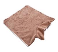 Reusable Massage Table Face Cushion Cover Brown Polyester | Comfortable Touch Ergonomic Hollow Opening Design, Hygienic Barrier for Tattoo Studios, for Chiropractor Use