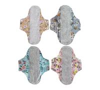 Reusable Menstrual Pads - Comfortable, Breathable Sanitary Pads, Organic Cotton Top Layer, Leak-Proof, Waterproof Backing, Press Stud Closure, Female Care For The