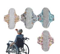 Reusable Menstrual Pads for Women | Reusable Sanitary Pad with Anti-Leak Protection, Reusable Menstrual Cloth for Daily Use, Work, Sleep, Beach