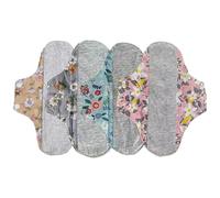 Reusable Menstrual Pads - Leak-Proof Panty Liners - Reusable Sanitary Pads for Nursing Hygiene, Beach, Postpartum Travel, Work