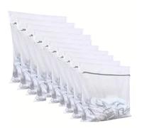 Reusable Mesh Laundry Wash Bag, Mesh Laundry Bags 5/10 Pcs For Bra Sock Lingerie Sneaker Polyester(10 PCS white)