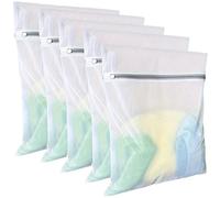 Reusable Mesh Laundry Wash Bag, Mesh Laundry Bags For Washing Delicates With Zipper Closure Polyester 10 pcs 5 pcs(10pcs)