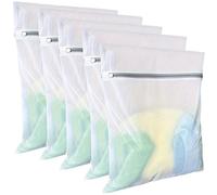 Reusable Mesh Laundry Wash Bag, Mesh Laundry Bags For Washing Delicates With Zipper Closure Polyester 10 pcs 5 pcs(5pcs)