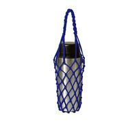 Reusable Mesh Water Bottle Bag with Cup Holder | Ideal for Hiking, Camping Picnics (B, One Size)