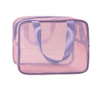 Reusable Meshes Storage Pouches Cosmetic Organizers for Gym Swim Accessory Sturdy Washable Travel Beach Bag Mesh Toted Bag