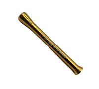 Reusable Metal Drinking Shot Snorter Straw Fun Party Game Accessory Aluminium Portable Mini - You Only Live Once - Logo Design in Gold Giditrus