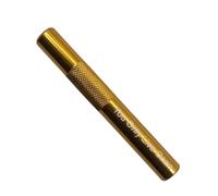 Reusable Metal Drinking Shot Snorter Straw Fun Party Game Accessory Aluminium Portable - You Only Live Once - Logo Design in Gold Colour Giditrus