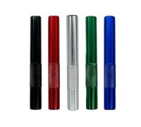 Reusable Metal Straws for Outdoor Travel, Mixed Color 5-Pack