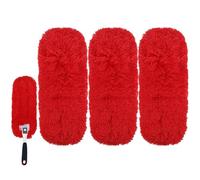 Reusable Microfiber Duster Refills Compatible with OXO & MR.SIGA Duster - Washable Duster for Household Cleaning Dusting Furniture Blind Ceiling Fan 3Pack (Handle NOT Included)