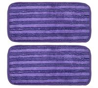 Reusable Mop Head Pads For For Swiffer For Sweeper 12 Inch, Dual Fabric Microfiber Pads That Trap Dust and Pet Hair Effectively (Purple)